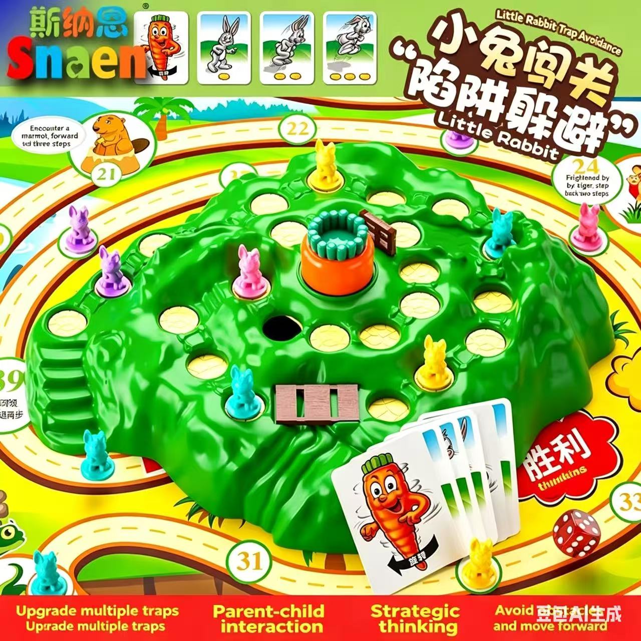 Board Game List - 핫세일 재미있는 장난감 토끼잡이 게임 업그레이드된