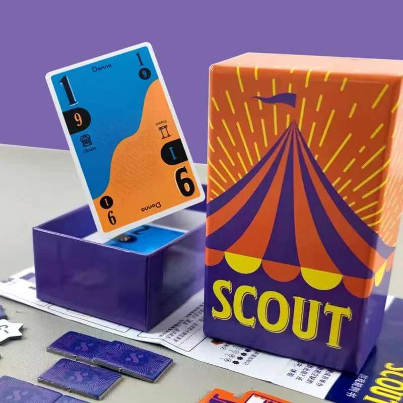 Board Game Template - 스카우트 카드 게임 서커스 스카우트 보드