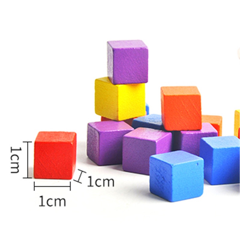 100 개/몫 10mm 나무 큐브 다채로운 주사위 체스 - Board Game Bang 리뷰 및 가격