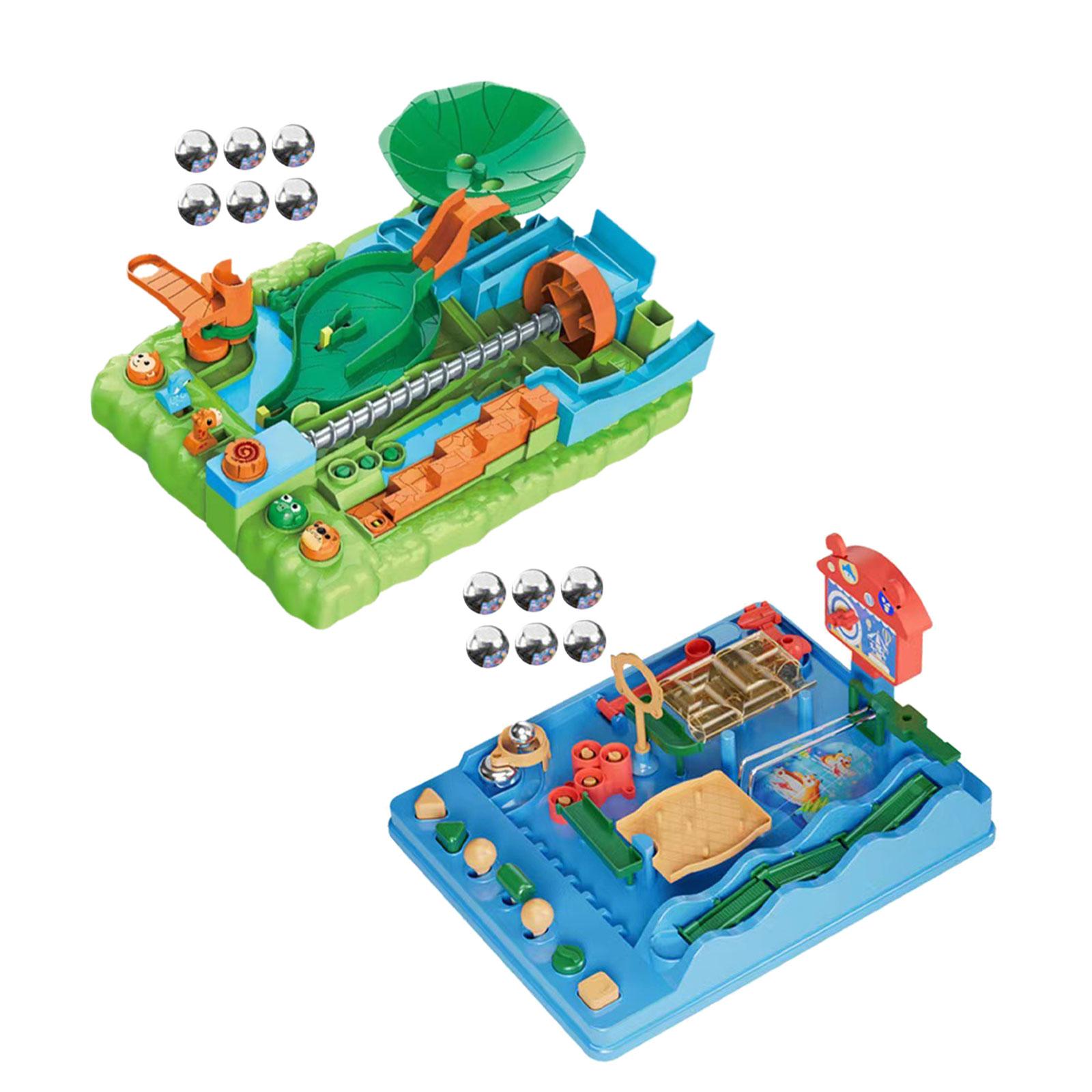 클래식 마블 트랙 모터 기술 향상 몬테소리 학습 STE - Board Game Race Track 리뷰 및 가격