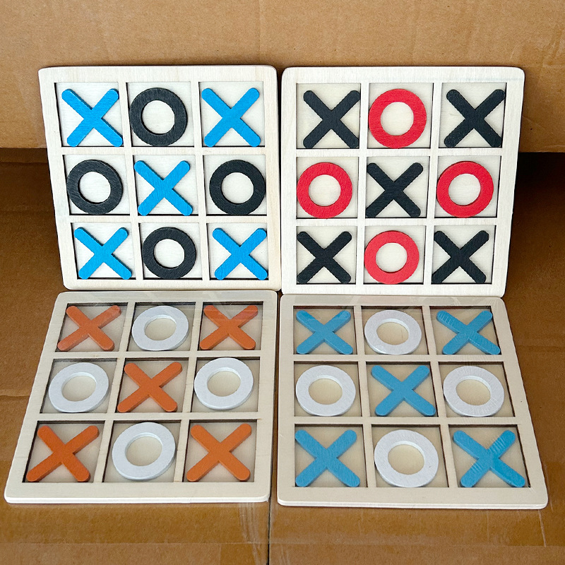 5개입 나무 틱택토 게임, 알츠하이머 노인을 위한 퍼즐 - Board Game Template 리뷰 및 가격