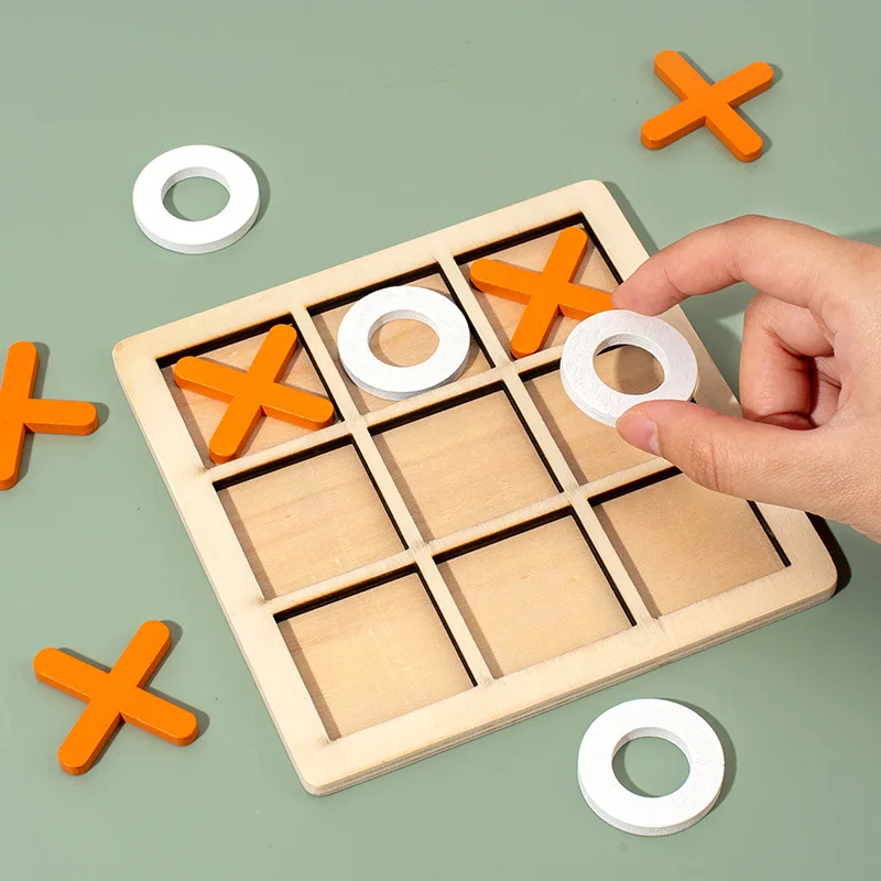5개입 나무 틱택토 게임, 알츠하이머 노인을 위한 퍼즐 - Board Game Template 리뷰 및 가격