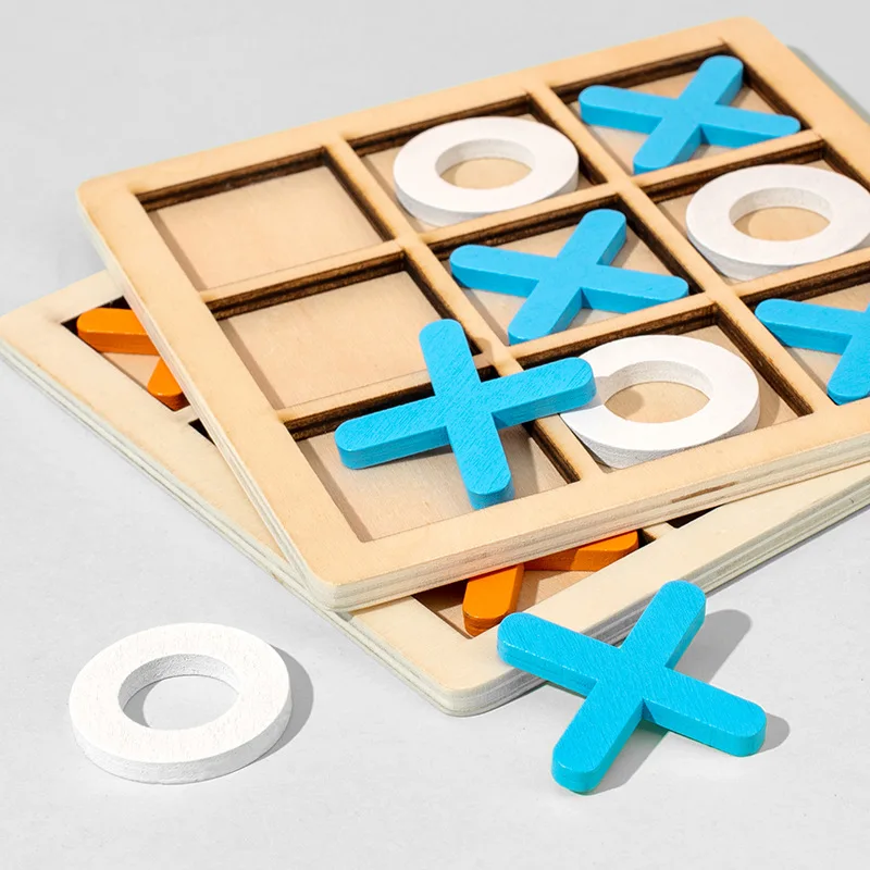 5개입 나무 틱택토 게임, 알츠하이머 노인을 위한 퍼즐 - Board Game Template 리뷰 및 가격
