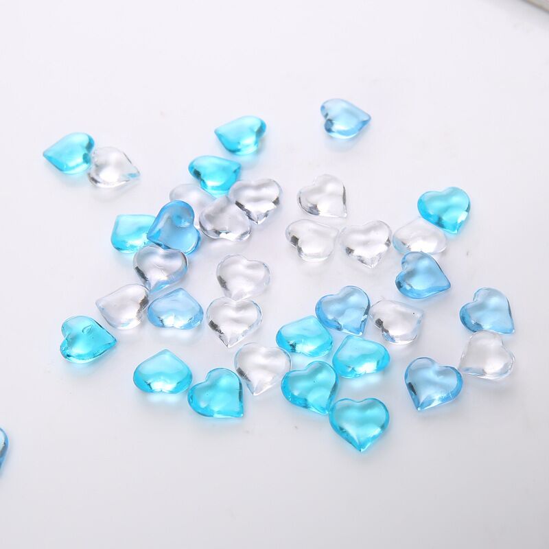 100PCS 10*4mm 하트 모양 아크릴 투명한 전당 - Board Game Economy 리뷰 및 가격