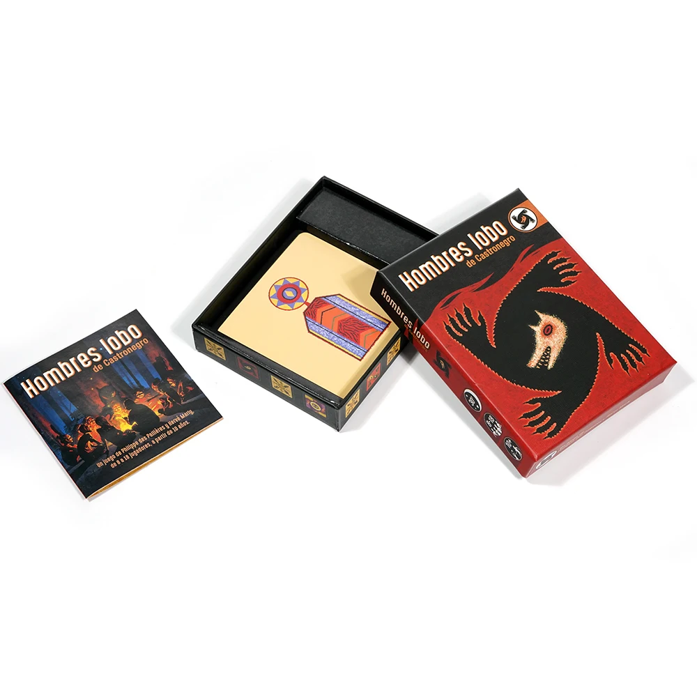 늑대인간 카드 종이 가이드북이 포함된 24개 테이블 게 - Board Game List 리뷰 및 가격