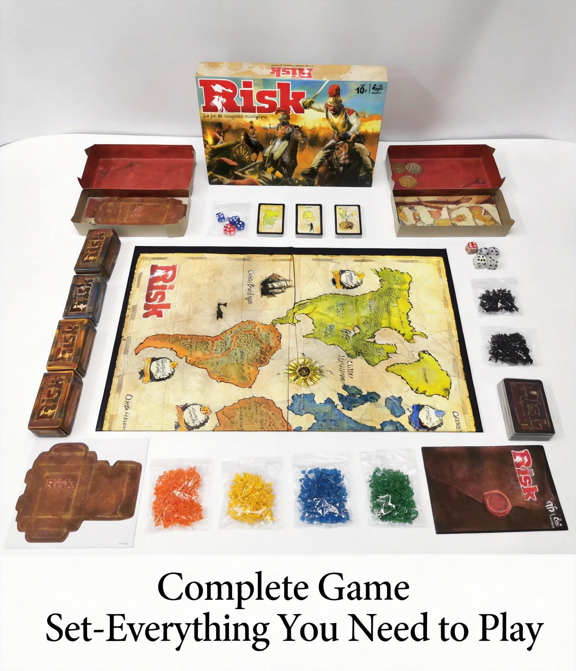 프랑스 위험 전략 보드 게임 클래식 세계 정복 게임 2 - Board Game Risk 리뷰 및 가격