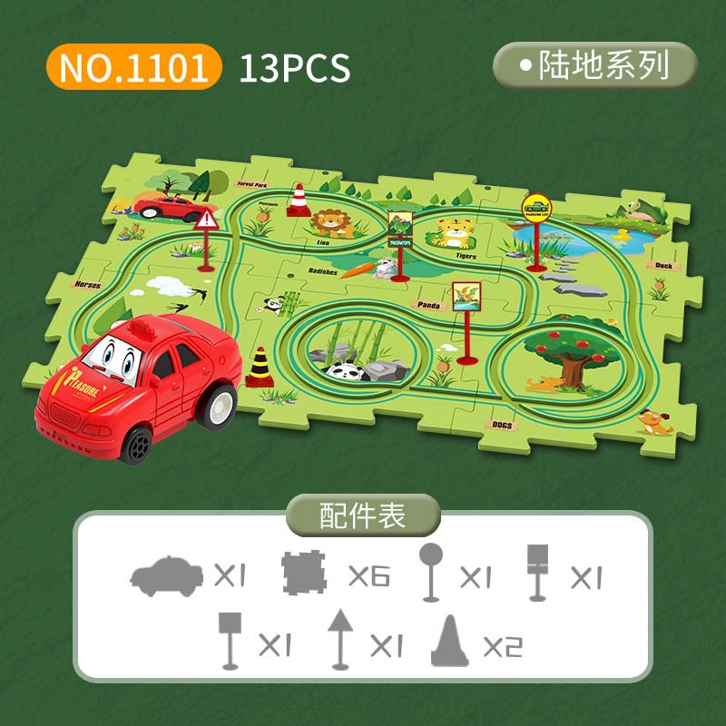 몬테소리 전기 철도 자동차 경주 트랙 플레이 세트 어린 - Board Game Race Track 리뷰 및 가격
