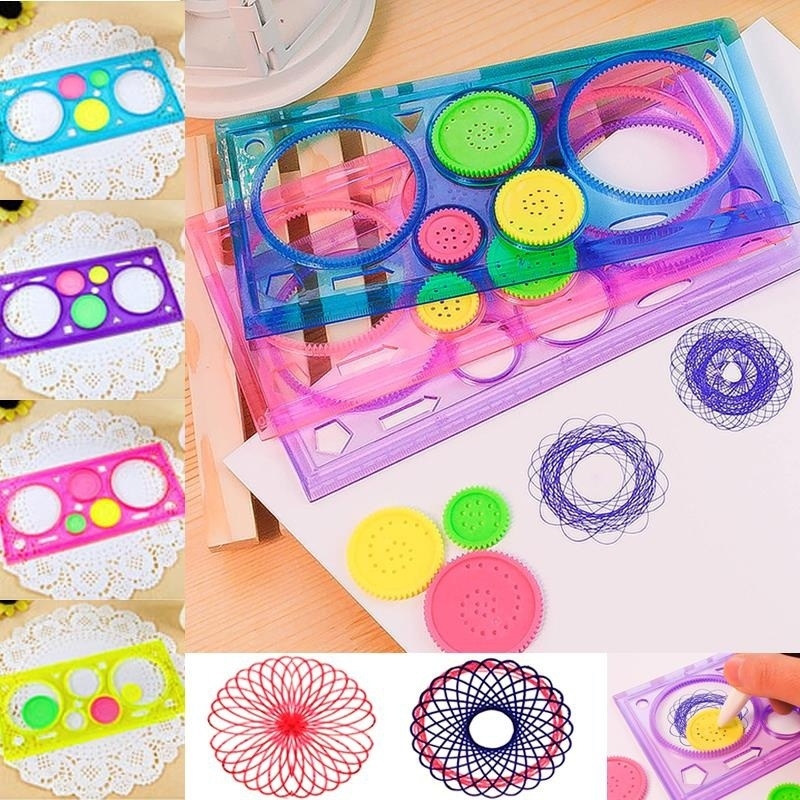 드로잉 카드 게임 장난감 기하학 Spirograph 드 - Board Game Template 리뷰 및 가격
