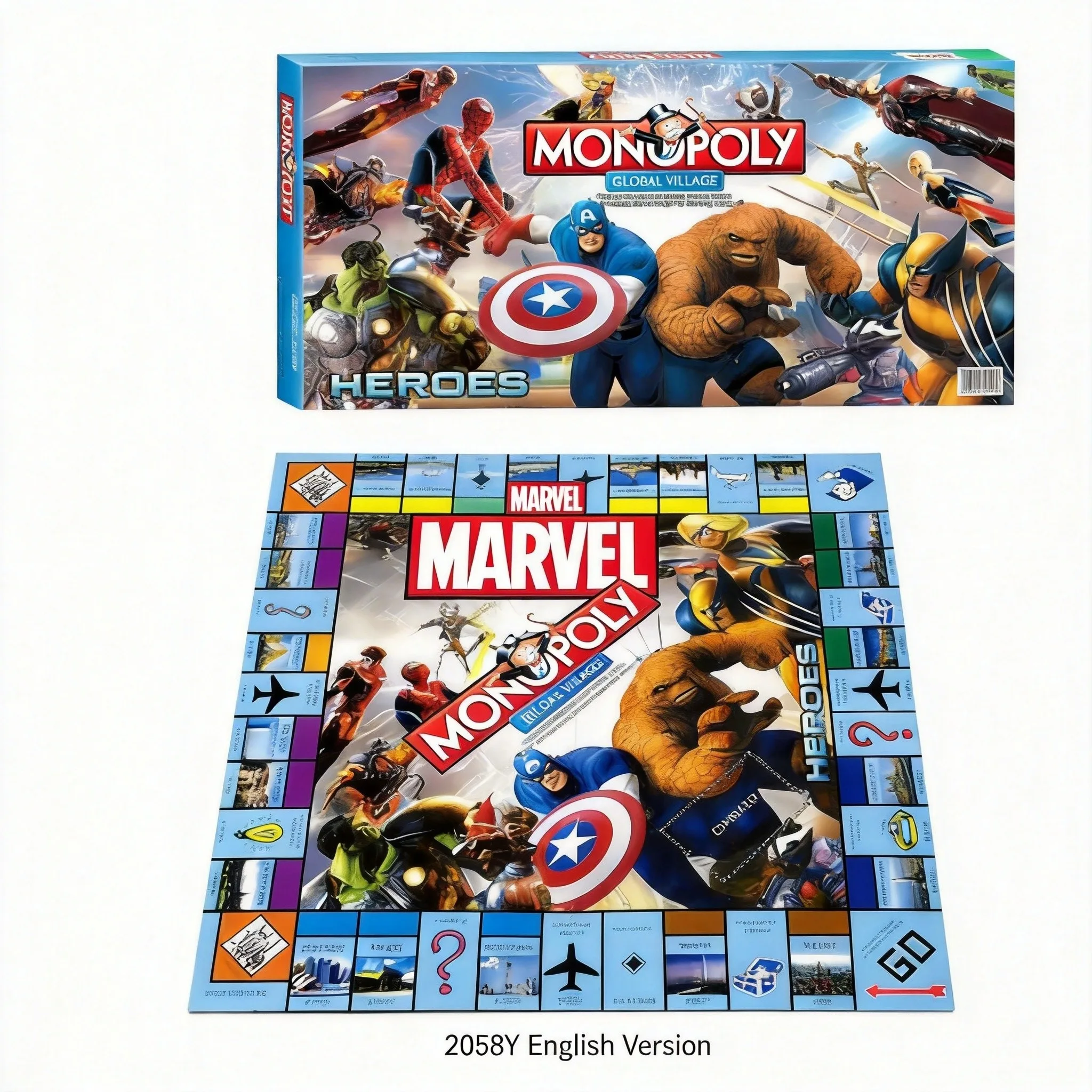 마블 히어로즈 모노폴리 글로벌 빌리지 보드 게임 - 프 - Hasbro Game Monopoly 리뷰 및 가격