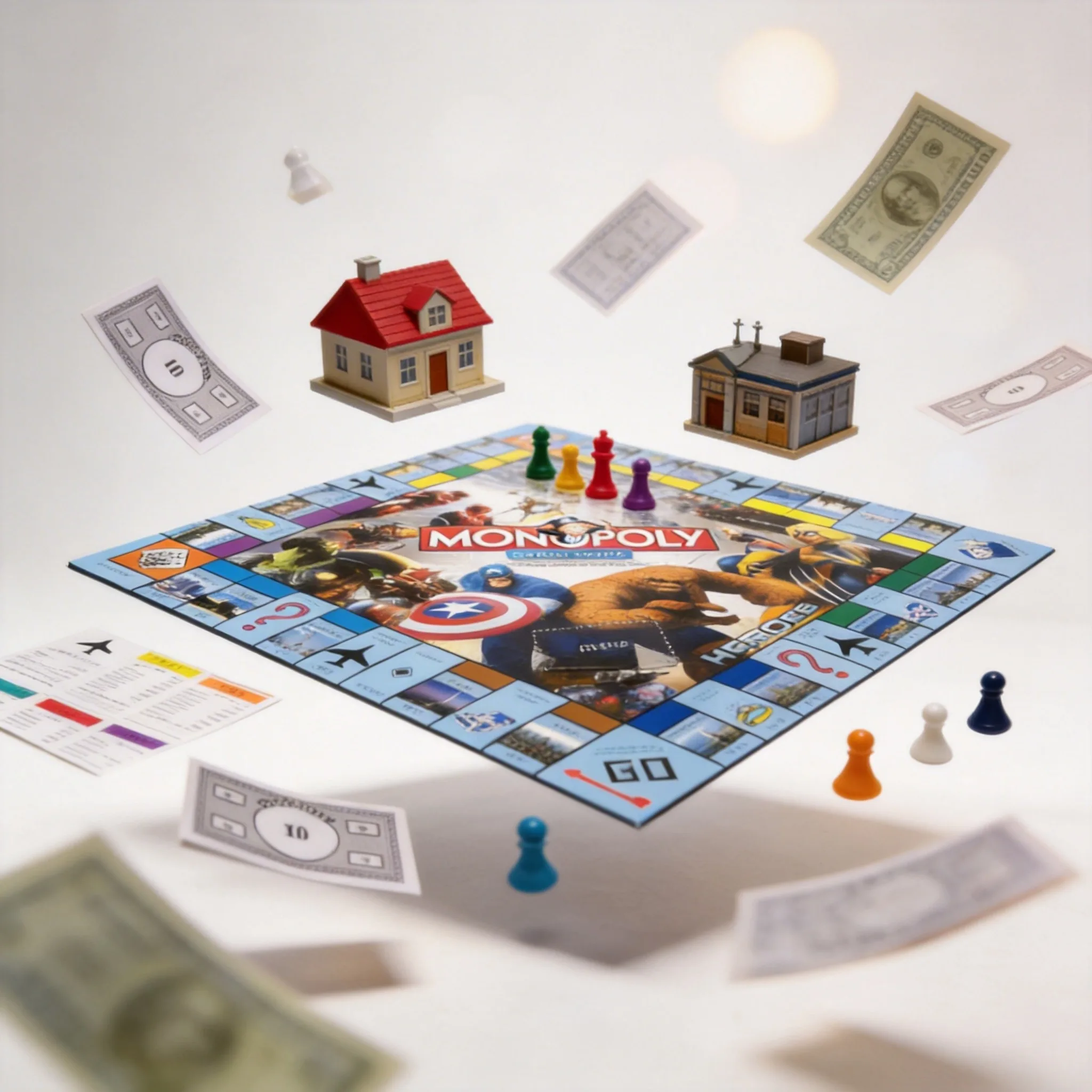 마블 히어로즈 모노폴리 글로벌 빌리지 보드 게임 - 프 - Hasbro Game Monopoly 리뷰 및 가격