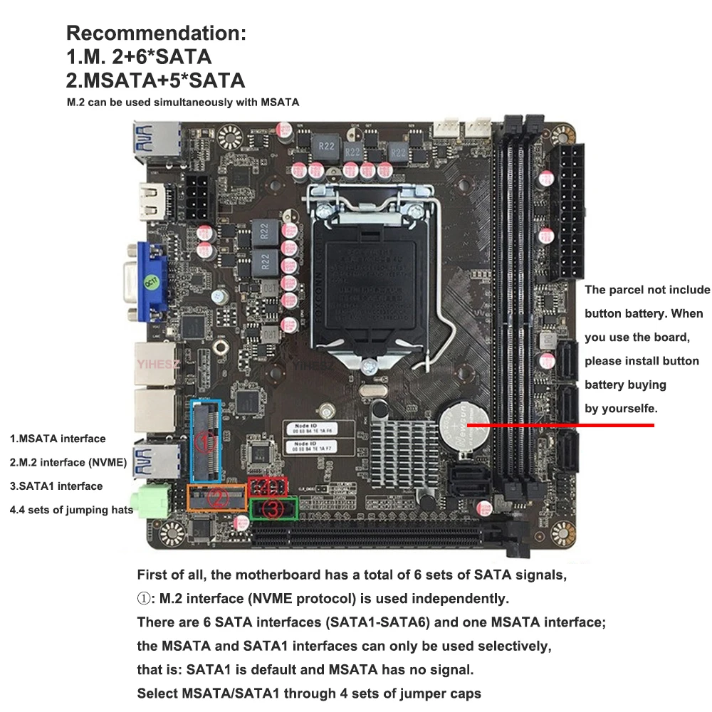 B365 미니-ITX 마더보드 LGA 1151 6베이  - Board Game Journal 리뷰 및 가격