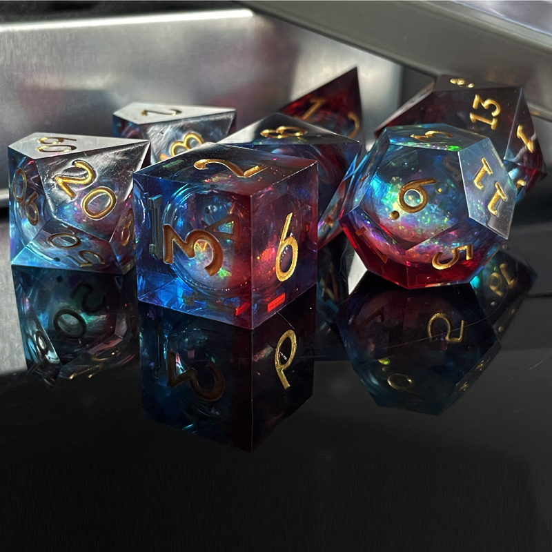 송진 퀵샌드 혼합 컬러 주사위 다면체 세트, 클리어 보 - Board Game List 리뷰 및 가격